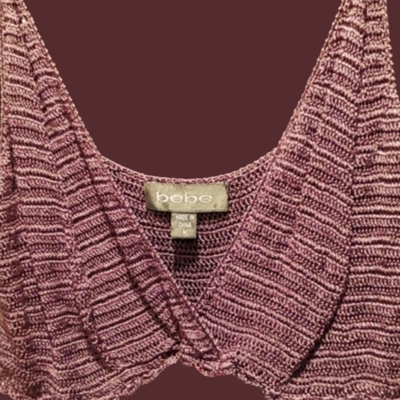 BEBE Vintage Silk, Fun Night Out Dress Size Medium - Picture 3 of 3